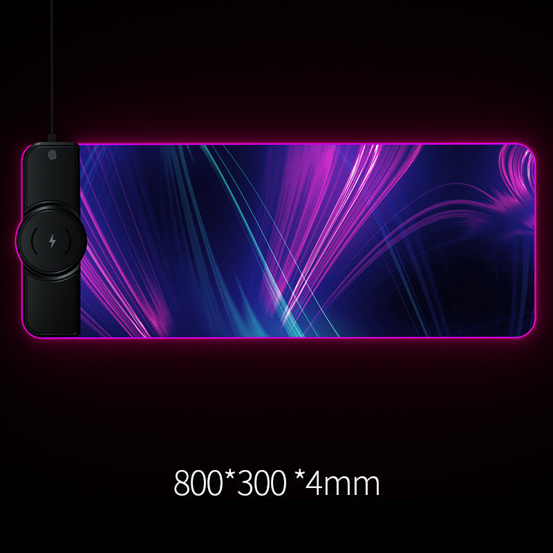 Colorful Wireless Charging Mouse Pad