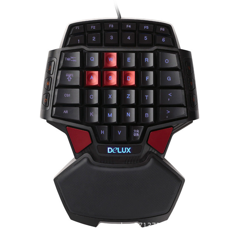 Micro single palmed gaming keypad