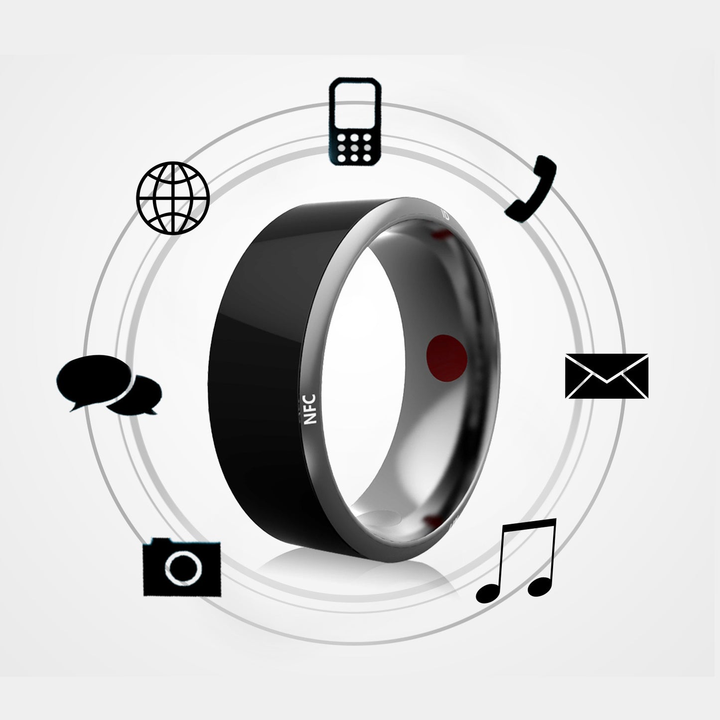 Smart Ring Wearable Device Multifunctional