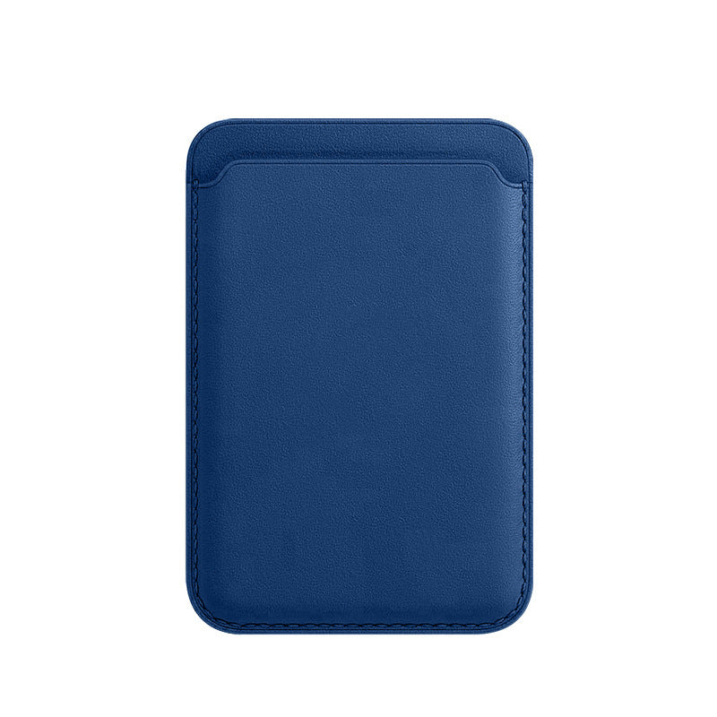 Magsafe Mag Luxury Leather Card Holder Wallet Case For 14 Pro Max 13 12 Phone Bag Adsorption Accessories Cover