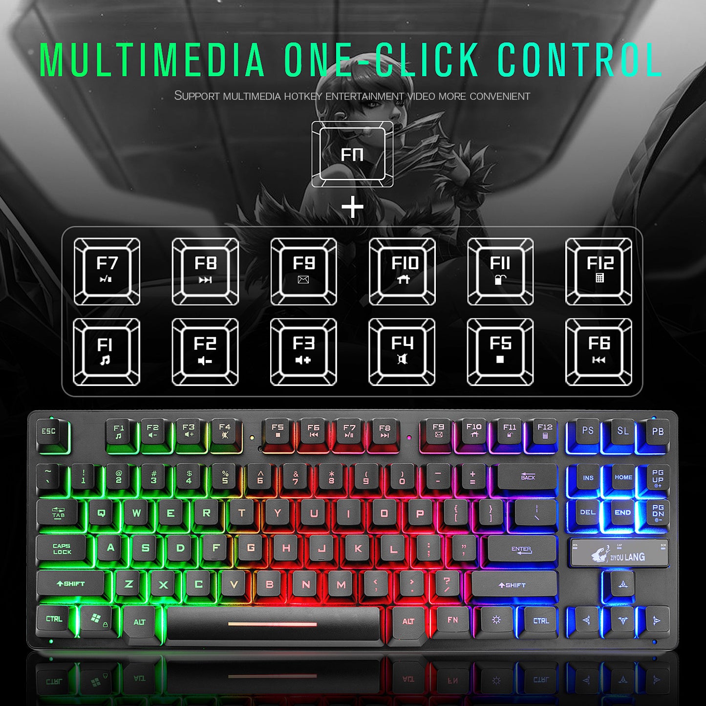 Glowing Gaming Keyboard