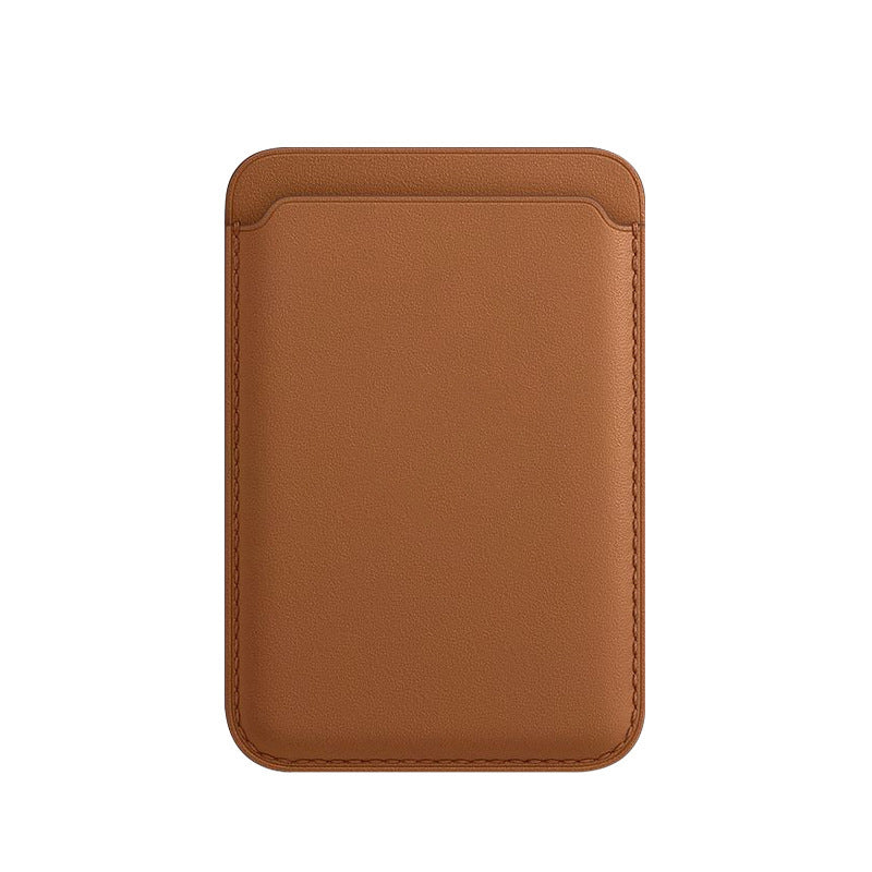 Magsafe Mag Luxury Leather Card Holder Wallet Case For 14 Pro Max 13 12 Phone Bag Adsorption Accessories Cover