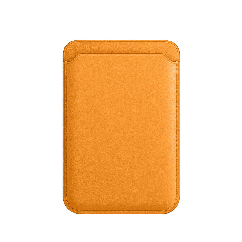 Magsafe Mag Luxury Leather Card Holder Wallet Case For 14 Pro Max 13 12 Phone Bag Adsorption Accessories Cover