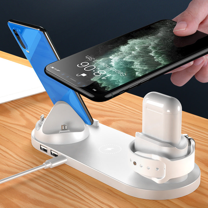 Advanced Wireless Charger For IPhone Watch 6 In 1 Charging Dock Station