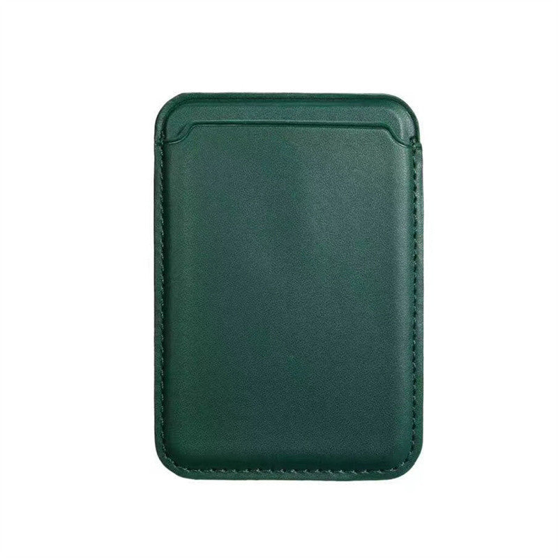 Magsafe Mag Luxury Leather Card Holder Wallet Case For 14 Pro Max 13 12 Phone Bag Adsorption Accessories Cover