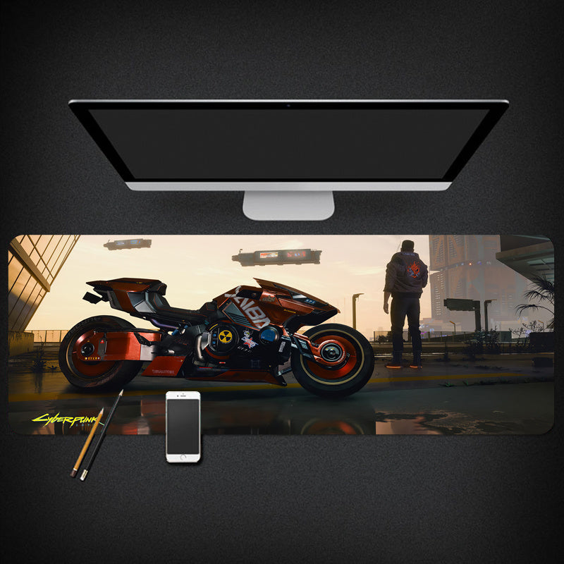 Cyberpunk mouse/desk pad