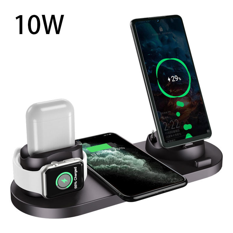 Advanced Wireless Charger For IPhone  Watch 6 In 1 Charging Dock Station