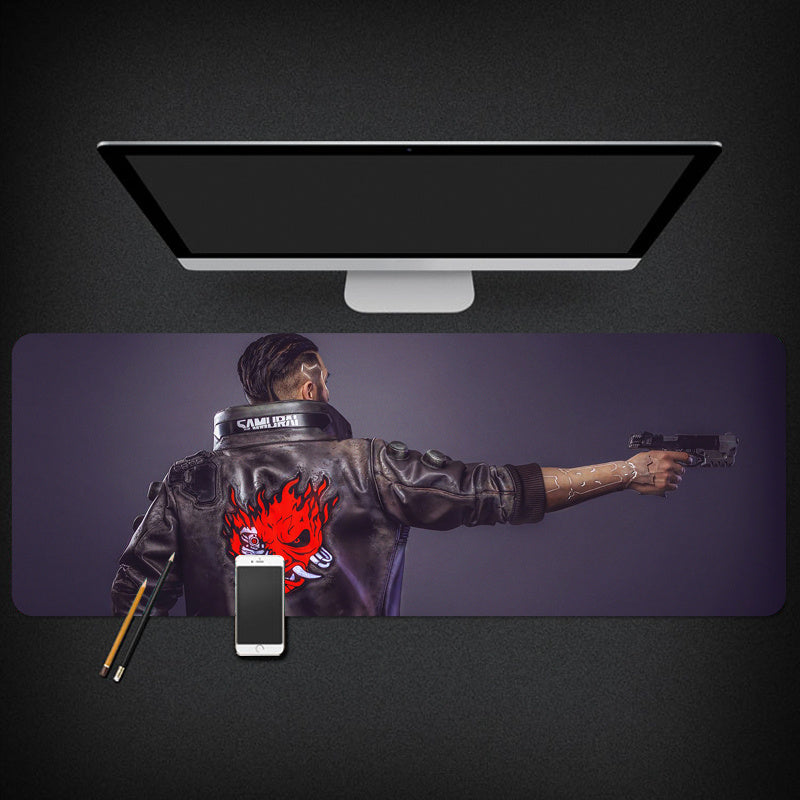 Cyberpunk mouse/desk pad