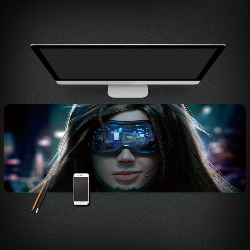 Cyberpunk mouse/desk pad