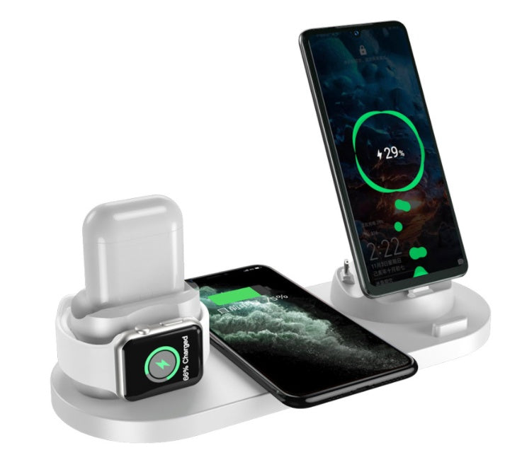 Advanced Wireless Charger For IPhone  Watch 6 In 1 Charging Dock Station