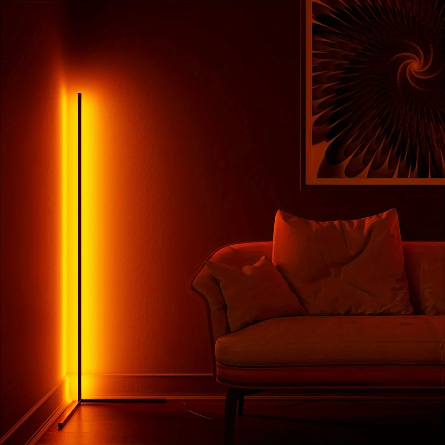 CornerGlow RGB Corner Floor Lamp